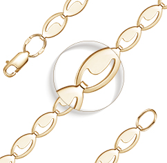 БШ029 Браслет (Au 585)