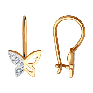 029993-4 Серьги (Au 375)