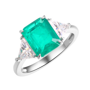 CZ-R04299-X-W-EG-X-W Кольцо (Ag 925)