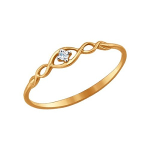 017141 Кольцо (Au 585)