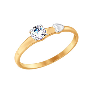 017581-4 Кольцо (Au 375)