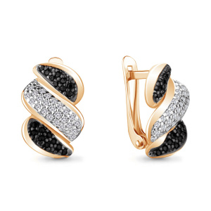 48840АЧ Серьги (Ag 925)