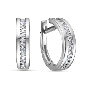 БР122151б Серьги (Au 585)