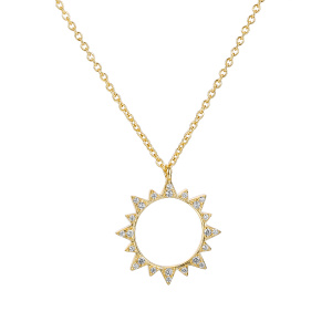 CZ-N02871-X-L-X-X-W Колье (Ag 925)