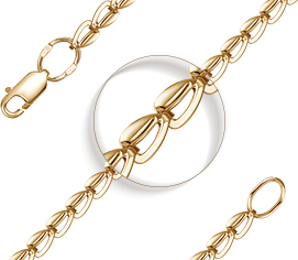 БШ020 Браслет (Au 585)