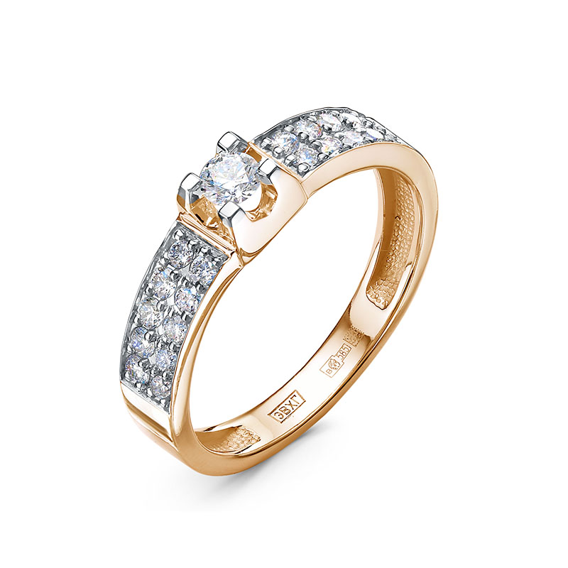 БР112797 Кольцо (Au 585)